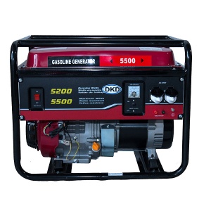 Generator de curent monofazat Weima WM 5500, cu motor de 13 CP, putere maxima 5,5 Kw, pornire manuala, AVR automat