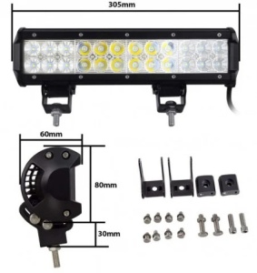 Proiector led bar 72W, 24 leduri (30cm) - Img 5