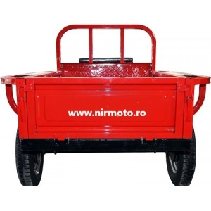 Remorcă Motocultor Basculabilă Dakard LY 500 KG, Roșie | Nirmoto - Img 2