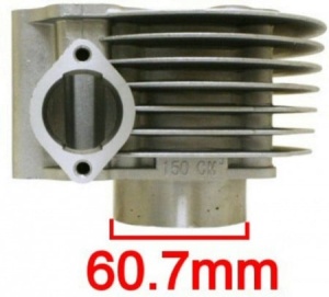 Set motor scuter 4T 150cc GY6 - Img 2