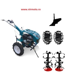 Motocultor Dakard Hs 1100D New - 16 Cp cu plug de arat, roti metalice si 5 Litri de ulei - Img 1