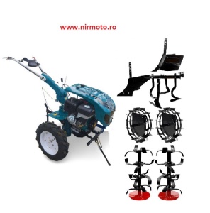 Motocultor Dakard Hs 1100D New - 16 Cp cu plug de arat, roti metalice, rarita reglabila, prasitoare si 5 Litri de ulei
