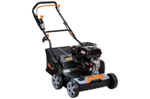 Scarificator / aerator gazon, pe benzina, VILLAGER VPS 290 6 nivele de inaltime, sac colector 45 L - Img 1