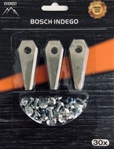 Set 30 buc cutite schimb robot de tuns gazon Bosch - Img 2
