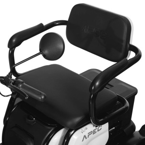 Triciclu Electric Volta APM2, Fara Permis, Motor 1000W, 2-3 locuri, Alb, Autonomie pana la 50km, Omologat RAR - Img 5