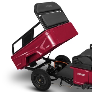 Triciclu Electric Voltarom, APT4 Rosu viteza maxima 25 km pe ora, 1000W, autonomie pana la 60 km - Img 6