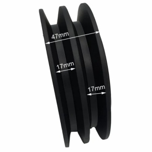 Fulie centrifugala 148mm x 25mm (2 canale 17mm)