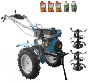 Motocultor DKD HS1100D 16CP Benzina + 5 Litri Ulei - Img 1