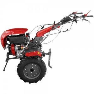 Motocultor Weima WM1100BE-6 Motor 12 CP Diesel 6 viteze cu Diferential, Pornire electrica cu Plug reversibil si roti metalice - Img 2
