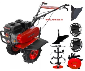 Motocultor Weima WM900M-3 + Roti metalice+ Plug arat simplu + Rarita fixa