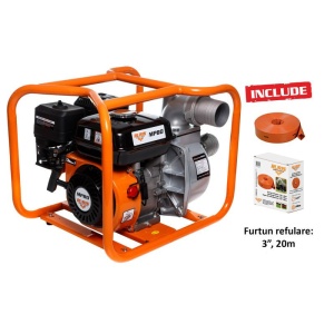 Motopompa RURIS MP 80 + furtun refulare 3`` 20m 7 CP - Img 1