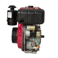 Motor motocultor 12 CP diesel, 4 timpi, pornire electrica/ax cu caneluri - Img 2