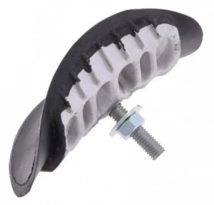 Papion roata moto 2,15" aluminiu