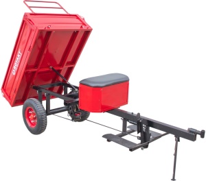 Remorca agricola REM300S capacitate incarcare 300 Kg, roti 4.00-8 - Img 4