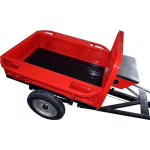 Remorca motocultor Rotakt REM400-1, capacitate 400 kg, basculabila - Img 3
