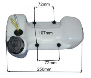 Rezervor benzina motocoasa Ruris DAC 210, DAC 310, 441, 431c