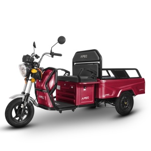 Triciclu Electric Voltarom, APT4 Rosu viteza maxima 25 km pe ora, 1000W, autonomie pana la 60 km