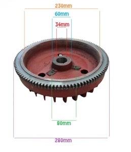 Volanta motocultor disel cu pornire electrica 9 - 14 cp