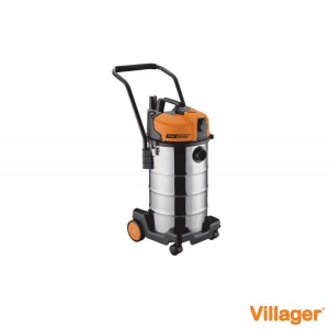 Aspirator constructii VILLYVAC VVC 40 DWS, 1200 W, 40 l, inox - Img 1