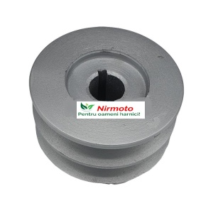 Fulie dubla pentru motor pe Benzina, ax 20mm