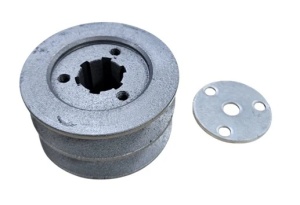 Fulie motocultor pentru ax canelat 25mm