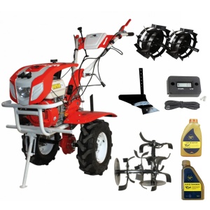 Motocultor Bisonte BTA-1000, 7 CP benzina, 3 viteze + accesorii (Pachet 1)