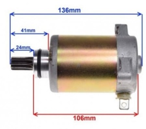 Electromotor scuter Suzuki Burgman AN125 - Img 2