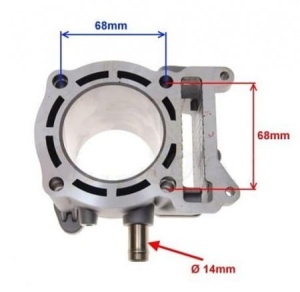 Set motor 4T 150cc Yamaha Majesty - Img 2