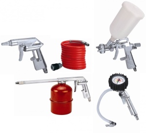 Compresor DKD XY2065A-100 ( include pistol suflat, spalare,vopsire, unflat pneuri,furtun aer comprimat) - Img 2