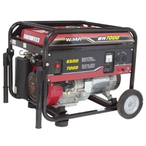 Generator de curent monofazat Weima WM 7000 E, cu motor de 16 CP, putere maxima 7 Kw, pornire la cheie, AVR automat - Img 2