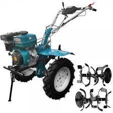 Motocultor DKD HS1100D 16CP Benzina + freze + roti metalice + plug reversibil - Img 2