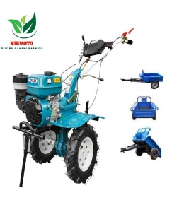 Motocultor Profesional Dakard HS 1000B cu Remorca / motocultor cu remorca de 500Kg