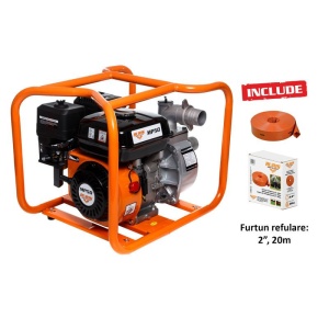 Motopompa RURIS MP 50 + furtun refulare 2`` 20m 7 CP - Img 1