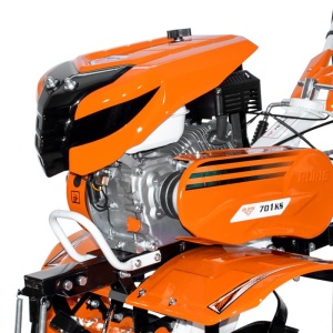 Motosapa RURIS 701KS + roti cauciuc 4.00-8 + plug reversibil rev1 + roti metalice 400 fara manicot 7 CP - Img 2