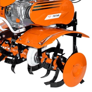Motosapa RURIS 701KS + roti cauciuc 4.00-8 + plug reversibil rev1 + roti metalice 400 fara manicot 7 CP - Img 2