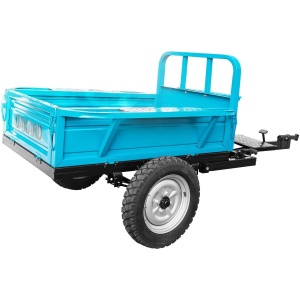 Remorcă Motocultor DKD LY 500 (500 kg) Basculabilă | Frână Mecanică | Nirmoto - Img 5