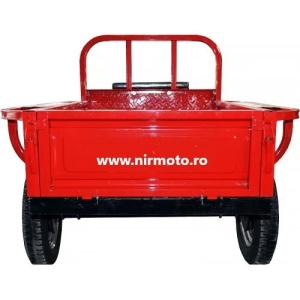 Remorca motocultor DKD LY 700NEW Rosie 700 kg Basculabila ieftina - Img 3