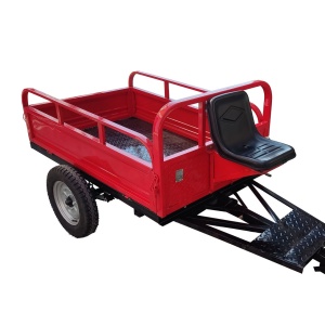Remorca motocultor DKD LY 800 NEW capacitate 700-800 kg - Img 1