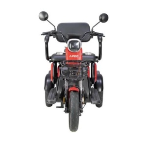 Triciclu Electric Volta APM2, Fara Permis, Motor 1000W, 2-3 locuri, Rosu, Autonomie pana la 50km, Omologat RAR - Img 5