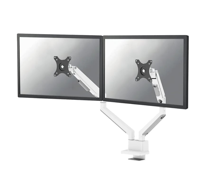 Brat dublu monitor Neomounts DS70-250WH2; pentru display-uri cu diagonale 17