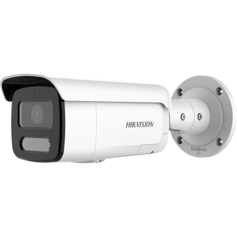 Camera de supraveghere IP Bullet 8MP Hikvision DS-2CD2T87G2H- LISU/SL(4MM)(EF), lentila fixa 4mm, iluminare min: Color: 0.0005 Lux @ (F1.0, AGC ON), 0 Lux cu lumina alba: 60m, IR 60m, microfon incorporat, difuzor incorporat, interfata audio: 1/1, alarma: