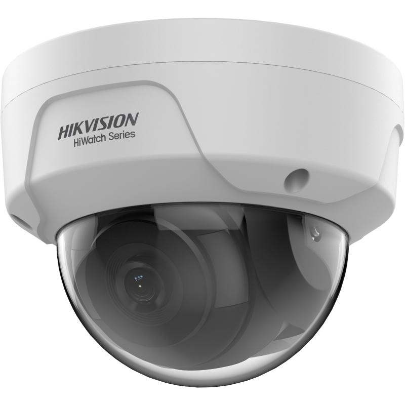 Camera de supraveghere IP Dome 2MP HiWatch Hikvision HWI-D120HA(2.8MM), lentila fixa 2.8mm, iluminare min: Color: 0.01 Lux @(F2.0, AGC ON), B/W: 0 Lux cu IR 30m, alarma la evenimente: Motion detection (support alarm triggering by specified target types