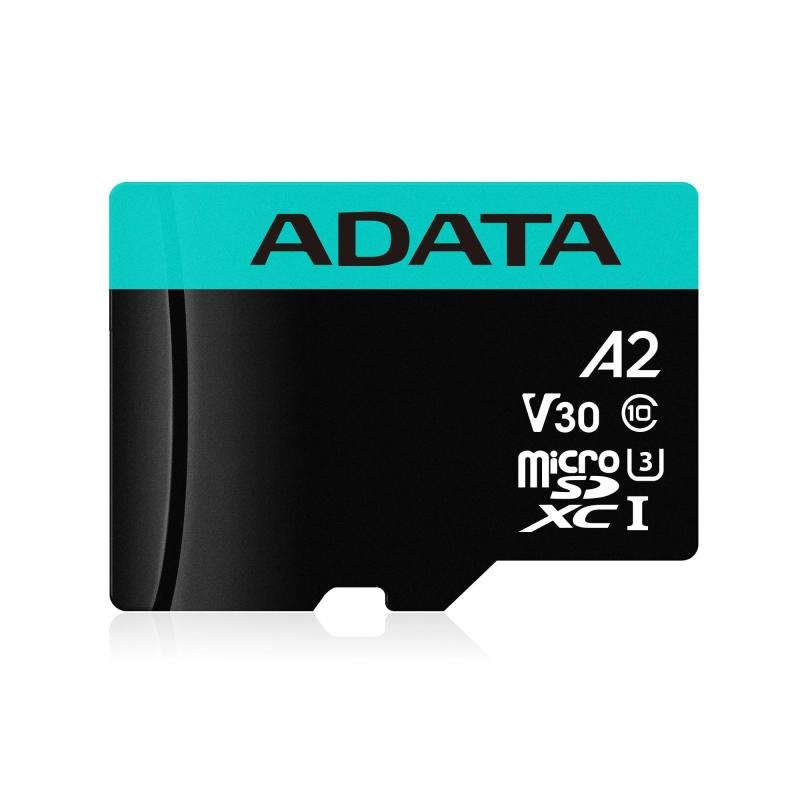 Card de memorie microSD ADATA Premier Pro 128GB cu adaptor SD, Clasa 10, UHS-I U3, V30, A2 – Viteză de citire până la 100MB/s, ideal pentru înregistrări 4K - 2 | YEO