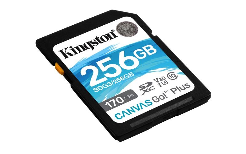 Card de Memorie SD Kingston Canvas GO Plus, 256GB, Class 10 - 2 | YEO