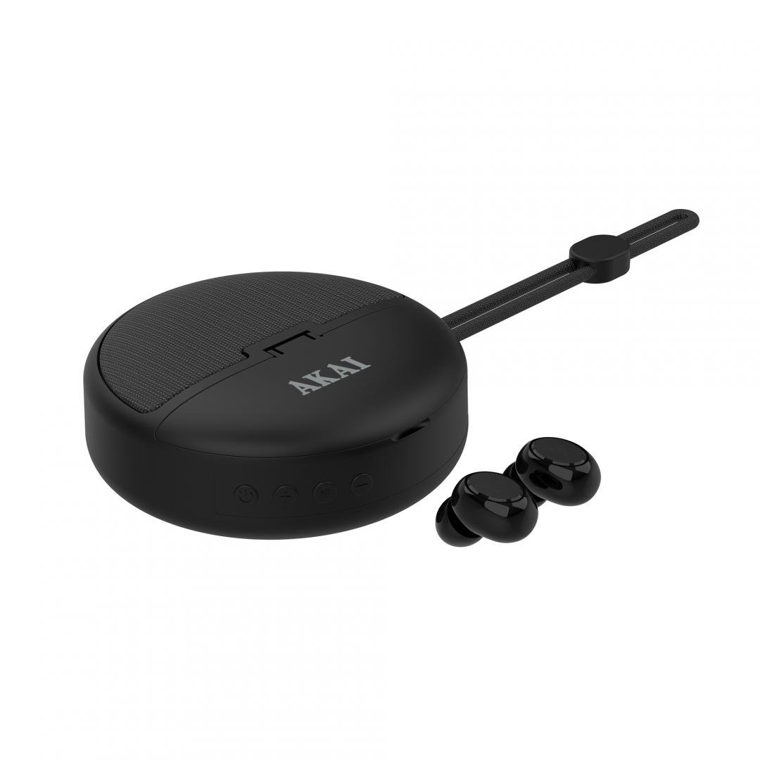 Casti Akai BTE-J500BT wireless, bluetooth 5.4, capacitate baterie in standby pana la 48 ore, raspuns in frecventa 20Hz la 20KHz, negru - 1 | YEO