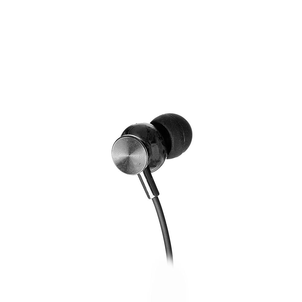 Casti Spacer wireless, in ear, fir de legatura si prindere magnetica, microfon pe fir, Bluetooth 5.0, autonomie de pana la 6 ore, timp de incarcare 2 ore, negru - 2 | YEO