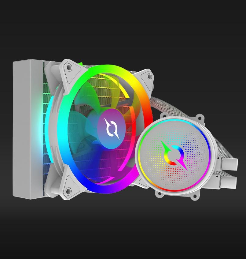 Cooler Procesor AQYRIS AQUARIUS 120 AIO RGB ALB