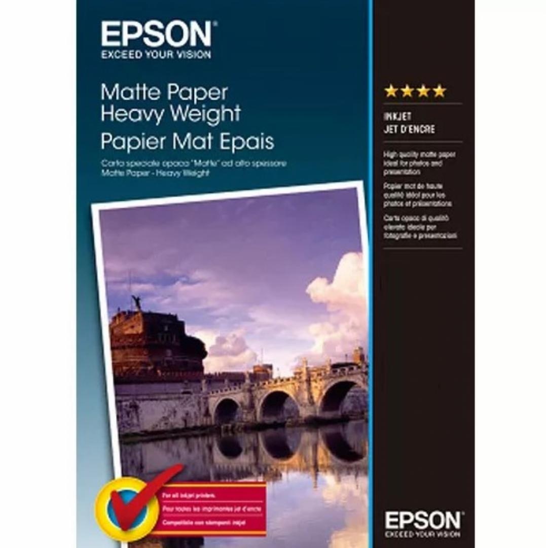 EPSON A4 MATTE PHOTO PAPER 50 SHEETS, 167gsm.