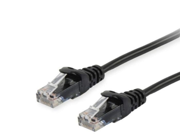 EQUIP 625451 Cat.6 U/UTP Patch Cable, 2.0m , Black, 8.34x11.68x2000mm