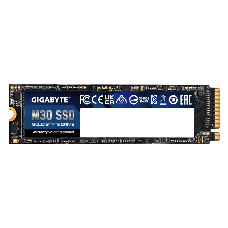 Gigabyte SSD M.2 PCIe M30 512GB Interface PCIe 3.0x4, NVMe 1.3 Form Factor M.2 2280 Total Capacity 512GB NAND 3D TLC NAND Flash External DDR Cache DDR3L 2Gb Sequential Read speed Up to 3500 MB/s Sequential Write speed Up to 2600 MB/s Random Read IOPS up - 2 | YEO